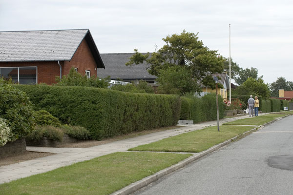 Gade uden gadetræer, Heimdals Allé i Esbjerg.